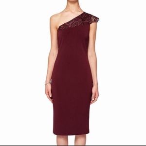 Ted Baker Jalis One Shoulder Sheath Dress